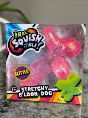 Stretchy B'loon Dog - Pink Glitter
